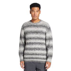 VRST Men Size S Charcoal Multi Relaxed Fit Classic CrewNeck Pullover Sweater NWT